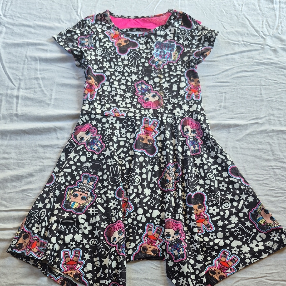 L.O.L. Surprise! Black Dress with Colorful Characters